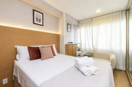Apartamento com 1 Quarto para alugar, 21m² no Jardim Aeroporto, São Paulo