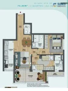 Apartamento com 2 Quartos à venda, 74m² no Centro, Niterói