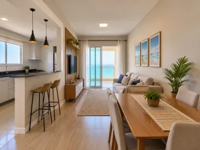 Apartamento com 2 Quartos à venda, 65m² no Loteamento João Batista Julião, Guarujá
