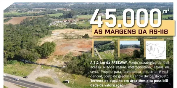 à venda, 45000m² no Tijuca, Alvorada