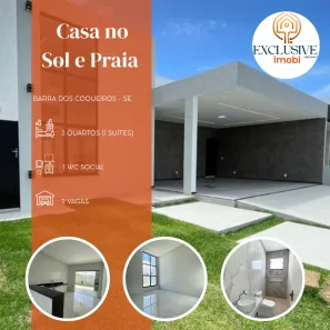Casa de Condomínio com 3 Quartos à venda, 140m² no , Barra dos Coqueiros