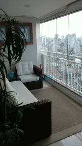 Apartamento com 3 Quartos para alugar, 124m² no Vila Regente Feijó, São Paulo