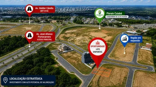 Lote/Terreno à venda, 400m² no Alvorada, Cuiabá