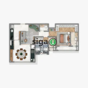 Apartamento com 2 Quartos à venda, 76m² no Jardim da Glória, São Paulo