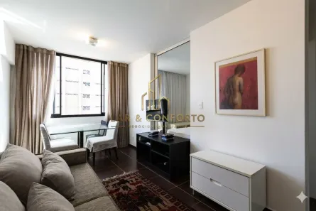 Apartamento com 1 Quarto para alugar, 41m² no Vila Madalena, São Paulo