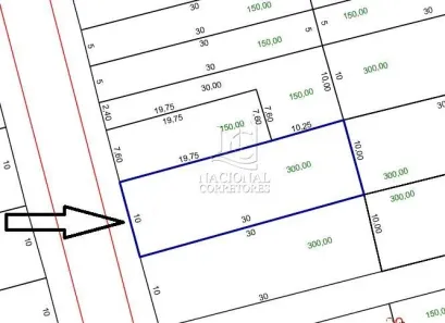 Lote/Terreno à venda, 300m² no Jardim Santo Alberto, Santo André