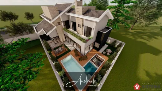 Sobrado com 5 Quartos à venda, 300m² no Residencial Solares, Presidente Prudente