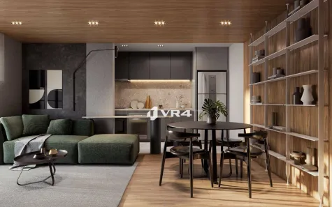 Apartamento com 2 Quartos à venda, 53m² no Centro, Curitiba