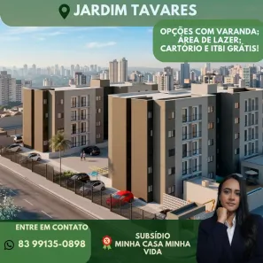 Apartamento com 2 Quartos à venda, 41m² no Jardim Tavares, Campina Grande