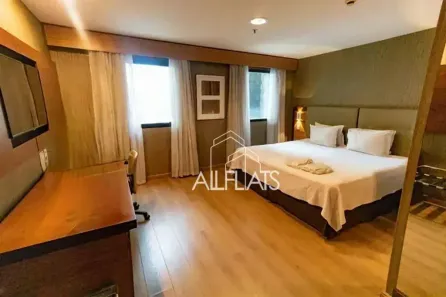 Flat com 1 Quarto à venda, 27m² no Indianópolis, São Paulo