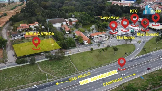 Lote/Terreno à venda, 3010m² no Jardim Lago Azul, Louveira