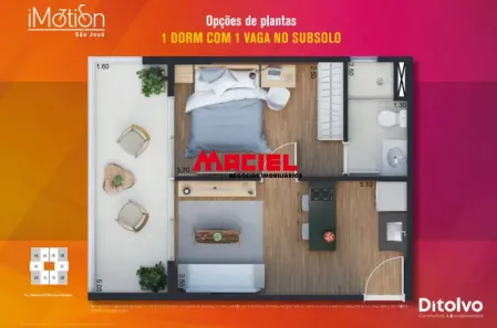 Apartamento com 1 Quarto à venda, 110m² no Centro, São José dos Campos