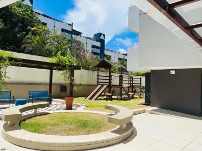 Apartamento com 2 Quartos para alugar, 74m² no Cabo Branco, João Pessoa