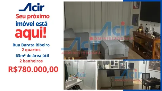 Apartamento com 2 Quartos à venda, 62m² no Copacabana, Rio de Janeiro