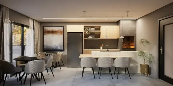 Apartamento com 1 Quarto à venda, 32m² no Mercês, Curitiba