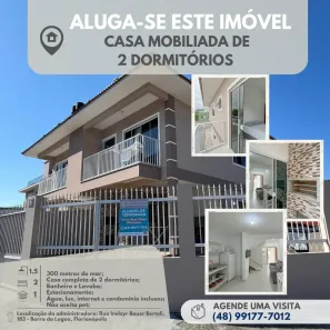 Sobrado com 2 Quartos para alugar, 70m² no Barra da Lagoa, Florianópolis