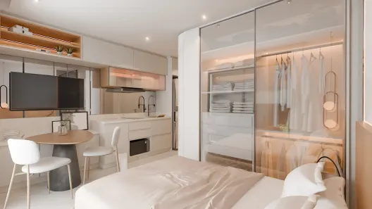 Apartamento com 1 Quarto à venda, 18m² no Bigorrilho, Curitiba