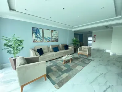 Apartamento com 3 Quartos para alugar, 121m² no Boqueirão, Praia Grande