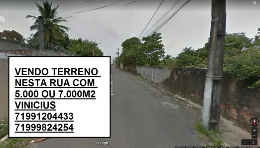Lote/Terreno à venda, 5000m² no Caji, Lauro de Freitas