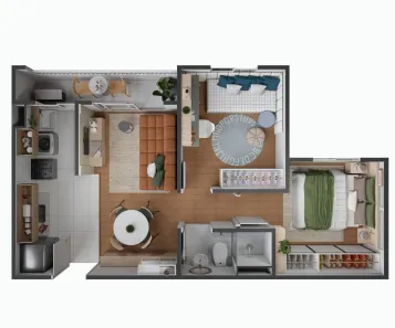 Apartamento com 2 Quartos à venda, 43m² no Coqueiro, Ananindeua