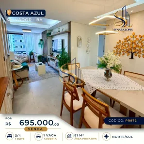 Apartamento com 3 Quartos à venda, 81m² no Stiep, Salvador