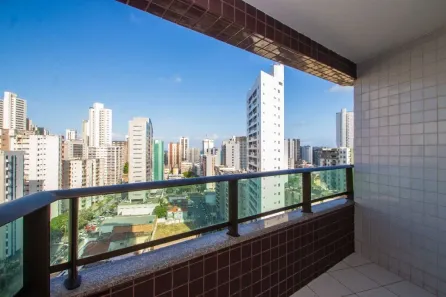 Apartamento com 3 Quartos para alugar, 94m² no Boa Viagem, Recife