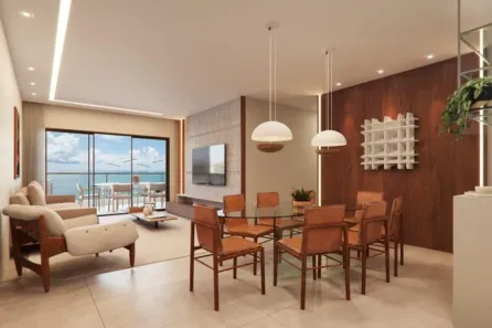 Apartamento com 3 Quartos à venda, 107m² no Barra de Jangada, Jaboatão dos Guararapes