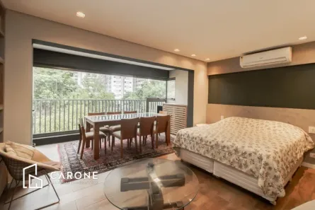 Apartamento com 1 Quarto para venda ou aluguel, 55m² no Jardim Paulista, São Paulo