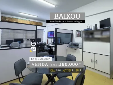 Sala Comercial à venda, 36m² no Auxiliadora, Porto Alegre