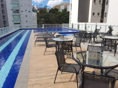 Apartamento com 3 Quartos para alugar, 112m² no Buritis, Belo Horizonte