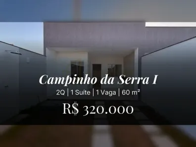 Casa com 2 Quartos à venda, 60m² no Campinho da Serra I, Serra