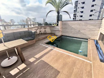 Cobertura com 3 Quartos para alugar, 187m² no Aparecida, Santos