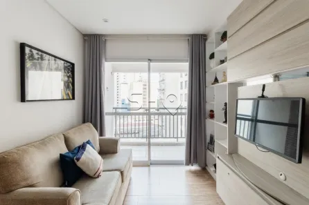 Apartamento com 1 Quarto para alugar, 42m² no República, São Paulo
