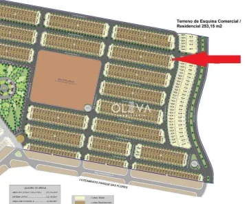Lote/Terreno à venda, 253m² no Residencial Parque das Flores, Mirassol