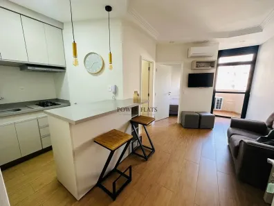 Flat com 1 Quarto para alugar, 37m² no Indianópolis, São Paulo