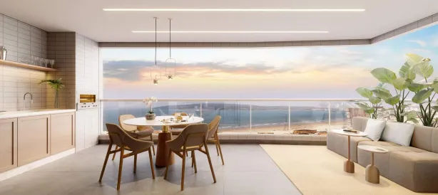 Apartamento com 3 Quartos à venda, 108m² no José Menino, Santos