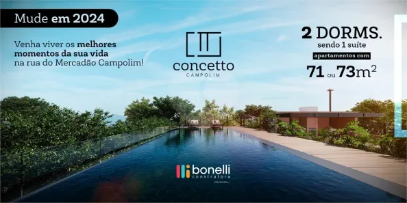 Apartamento com 2 Quartos à venda, 73m² no Parque Campolim, Sorocaba