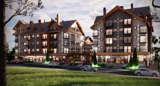 Apartamento com 2 Quartos à venda, 92m² no C A I C, Gramado