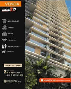 Apartamento com 3 Quartos à venda, 130m² no Setor Marista, Goiânia
