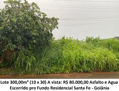 Lote/Terreno à venda, 300m² no Residencial Santa Fé I, Goiânia