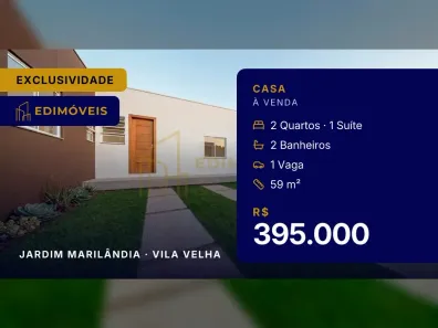 Casa com 2 Quartos à venda, 59m² no Jardim Marilândia, Vila Velha
