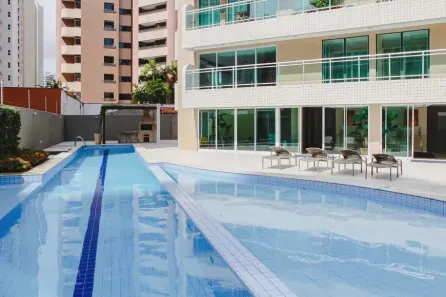 Apartamento com 3 Quartos para alugar, 80m² no Meireles, Fortaleza