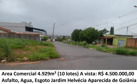 Lote/Terreno à venda, 4929m² no Jardim Helvécia, Aparecida de Goiânia