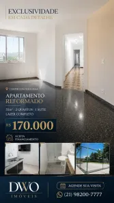 Apartamento com 2 Quartos à venda, 50m² no Freguesia (Jacarepaguá), Rio de Janeiro