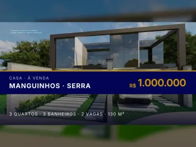 Casa com 3 Quartos à venda, 130m² no Manguinhos, Serra