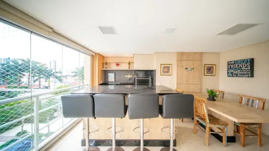 Apartamento com 3 Quartos para alugar, 178m² no Vila Gomes Cardim, São Paulo