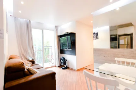 Apartamento com 3 Quartos para alugar, 56m² no Jardim Las Vegas, Guarulhos