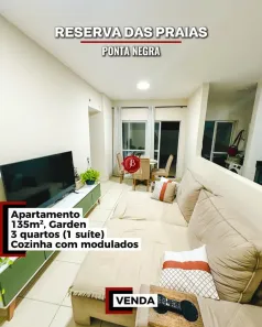 Apartamento com 3 Quartos à venda, 135m² no Ponta Negra, Manaus