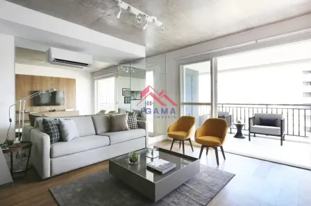 Apartamento com 1 Quarto para alugar, 70m² no Cidade Monções, São Paulo