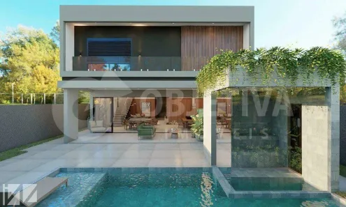 Casa de Condomínio com 4 Quartos à venda, 392m² no Gávea, Uberlândia